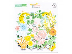 Papírové výseky - FLOWER MARKET / Květiny