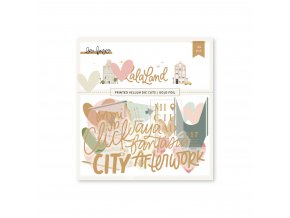 die cuts vellum con foil lala land