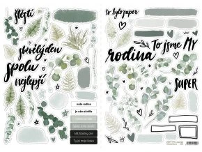 43260 samolepky eucalypt