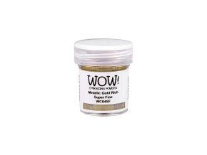 wc04sf wow embossing powder metallic gold rich super fine renke
