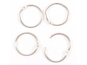 Vaessen Creative - Rings for book binding 38 mm 12 pcs/ Silver