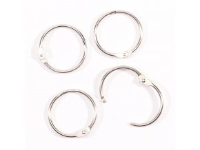 Vaessen Creative - Rings for book binding 32mm 12 pcs/ Silver