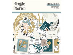 Papírové výseky Simple Stories Remember/ Bits & Pieces
