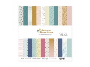 PBL0167 Kit 12 papeles estampados 12X12 doble cara Summer memories PORTADA