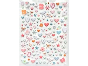 puffy samolepky pastel