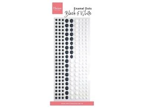 enamelky cerne bile