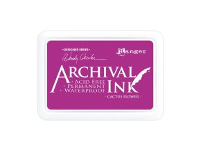 archival ink razitkovaci barva cactus flower