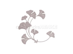 vyrezavaci sablona renke venec ginko