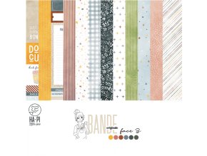 bande 2 scrapbookove papiry vzorovane