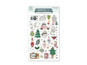 penove puffy samolepky vanocni lora bailora memory lane obrazky
