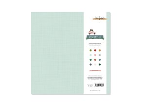 lora bailora memory lane papiry jednobarevne 30x30PBL0202 Pack 12 papeles básicos estampados a doble cara 30,5x30,5 cm MEMORY LANE