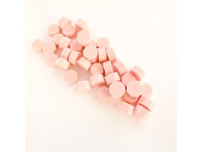Pečetní vosk Splněná přání / granule - pudrově růžová