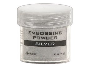 embossovaci prasek stribrny