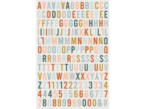 puffy samolepky abeceda