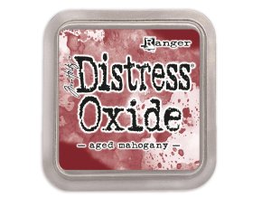 distress oxide tim holtz aged mahagony
