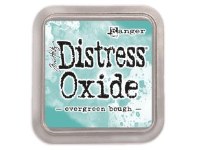 distress oxide tim holtz evergreen bough