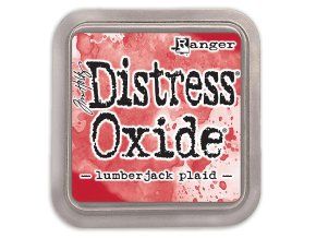 distress oxide tim lumberjack plaid