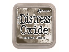distress oxide tim holtz scorched timber