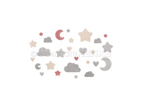 vyrezavaci sablony renke konfety hvezdna obloha