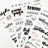 AUFKLEBER - HOCHZEITSTAG / SET