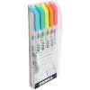 32581 2 zebra mildliner zvyraznovace sada 5 ks fluorescent