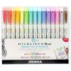 32602 zebra mildliner brush pen sada 15 ks