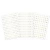stickers de fecha doradas transparentes memory planner heidi swapp