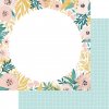 SET OF SCRAPBOOK PAPERS 12"X12" - SPRING GARDEN