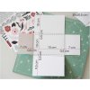 SELF-ADHESIVE ALPHABET BIG - IT'S BEAUTIFUL / Dark green