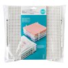 12"X12" MULTI-PURPOSE PLASTIC ORGANIZER - WHITE