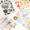Washi tape - Let's celebrate / Best wishes