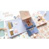 SCRAPBOOK-PAPIER - Feiern wir / #07 Farbige Streifen
