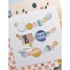 SCRAPBOOK-PAPIER - Feiern wir / #05 Rosa Sterne