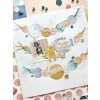 SCRAPBOOK-PAPIER - Feiern wir / #05 Rosa Sterne