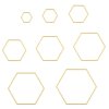 vyrezavaci sablony kovove sestiuhelnik hexagon 3