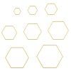 vyrezavaci sablony kovove sestiuhelnik hexagon 3