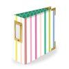 album scrapbook 4x4 striped
