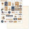 scrapbook papiry vzorovane podzim ginkgo 10