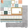 scrapbookove papiry etoile des neiges 1