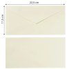 obalky obdelnikove 11x22 kremove 2