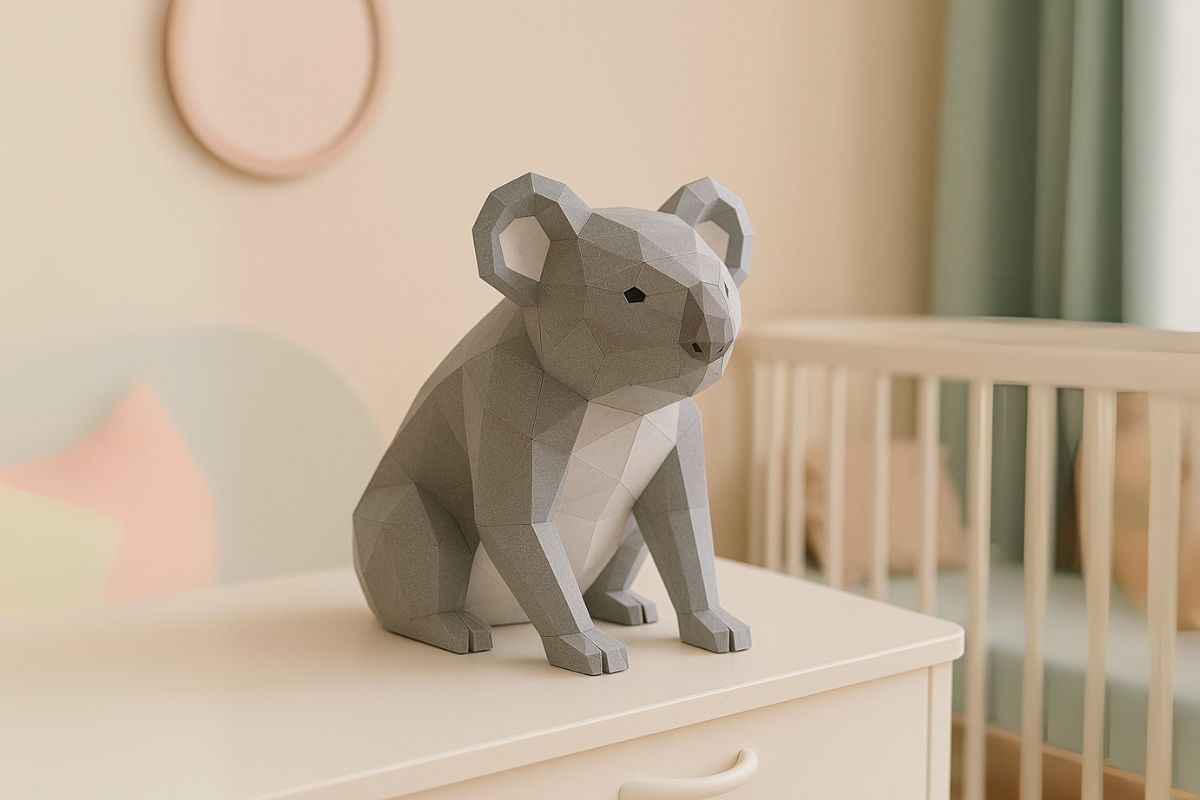 Papírová skládačka koala