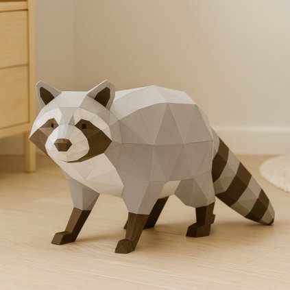 Papírový model mývala PaperTime