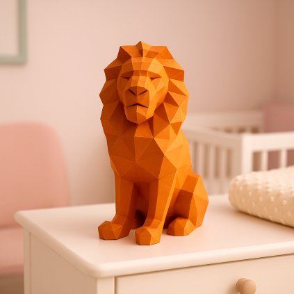 Papírový model lva PaperTime