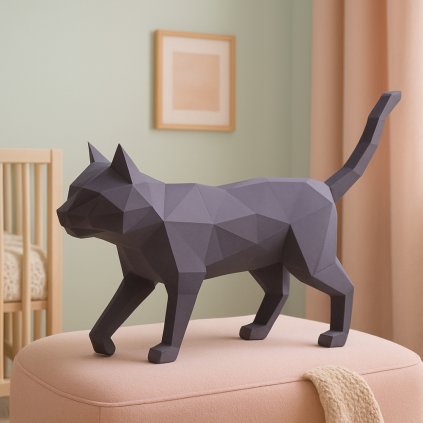 Papírový model kočky PaperTime