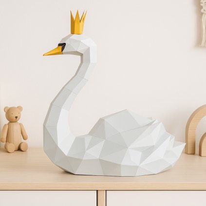 Papírový model labutě PaperTime