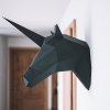 3D puzzle jednorožec v černé barvě