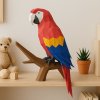 3D puzzle papoušek z papíru