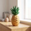 Papírový model Ananas na stolku u okna
