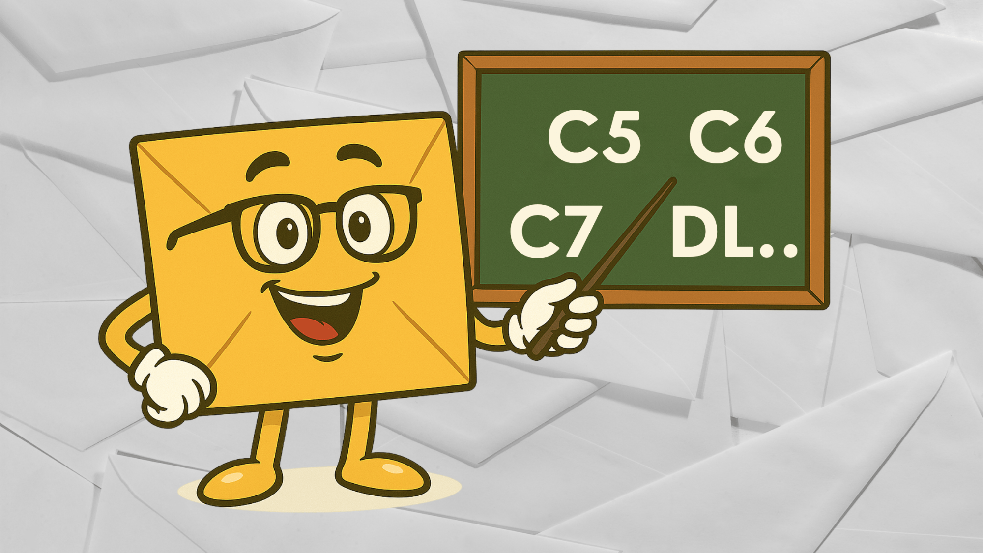 Jak vybrat správný formát obálky? C6, C5, DL a další