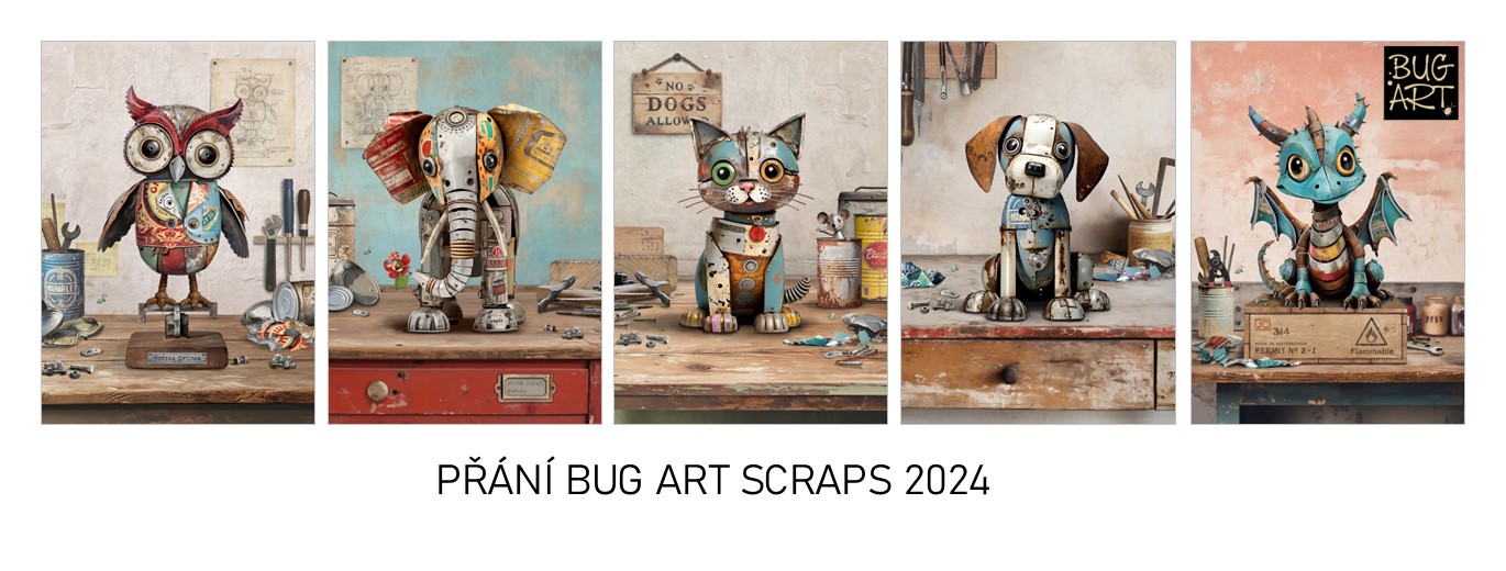 Novinky přání BUG ART SCRAPS 2024
